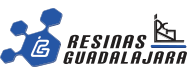 Logo resinas guadalajara