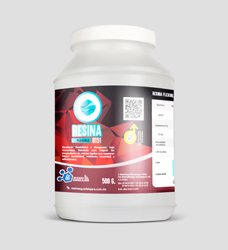 resina Excelente flexibilidad y elongación, baja viscocidad.